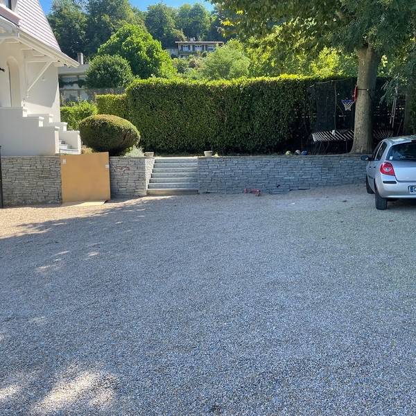 petit muret de jradin en pierre