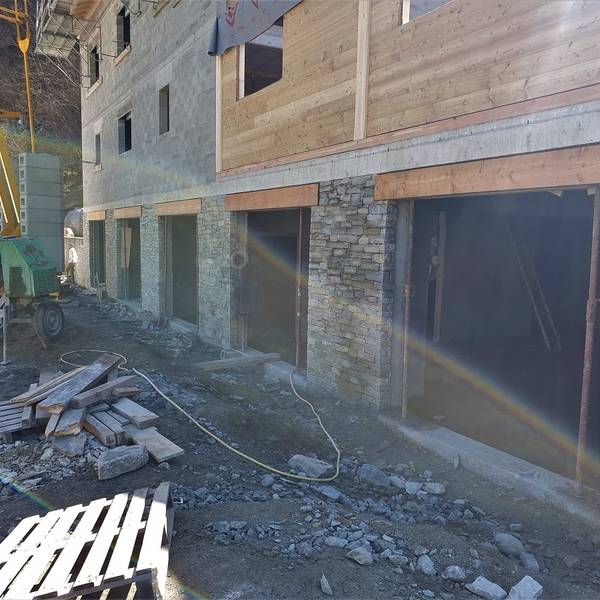 avancement travaux mur en pierre