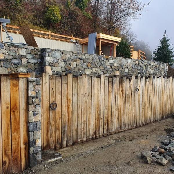 pierre et bois construction