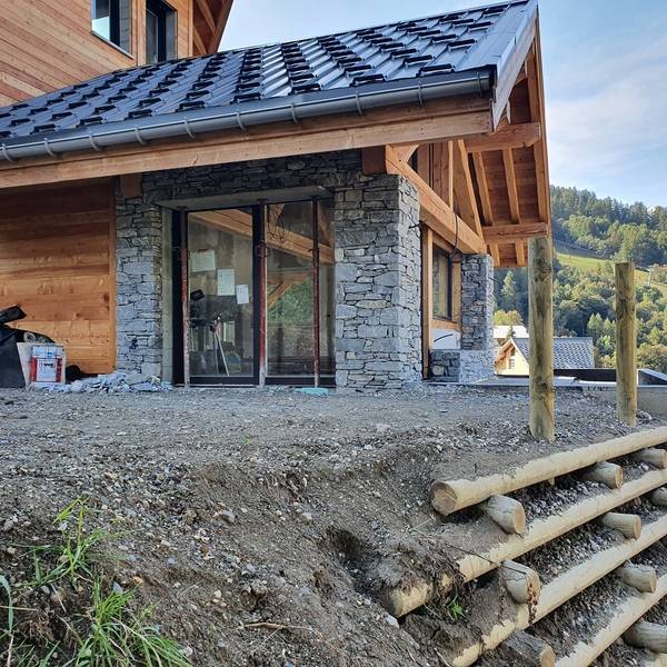 chalet en travaux