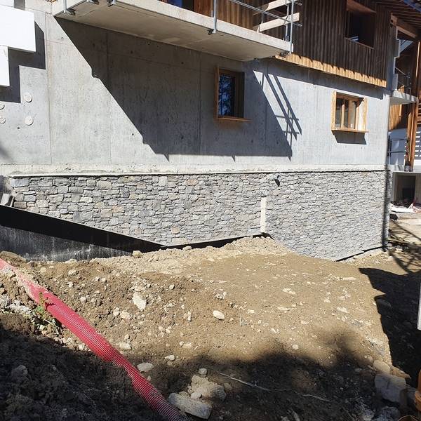 chalet en travaux