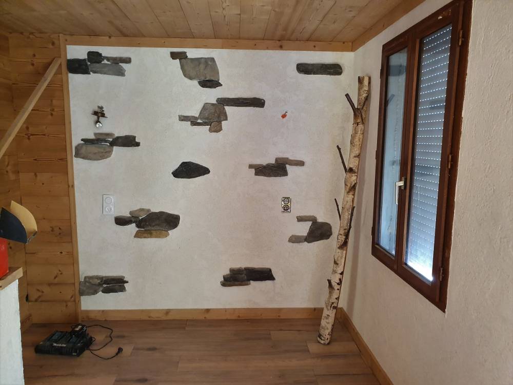 mur geopietra interieur